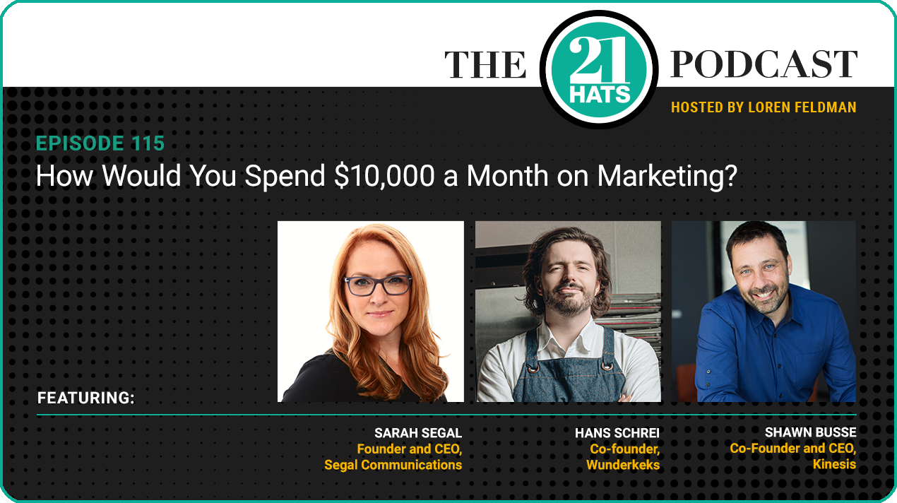 Episode 115: How Would You Spend $10,000 a Month on Marketing?