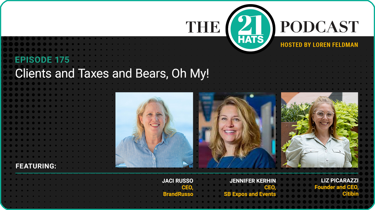 Episode 175: Clients and Taxes and Bears, Oh My!